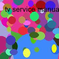 tv service manuals