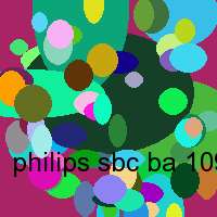 philips sbc ba 109